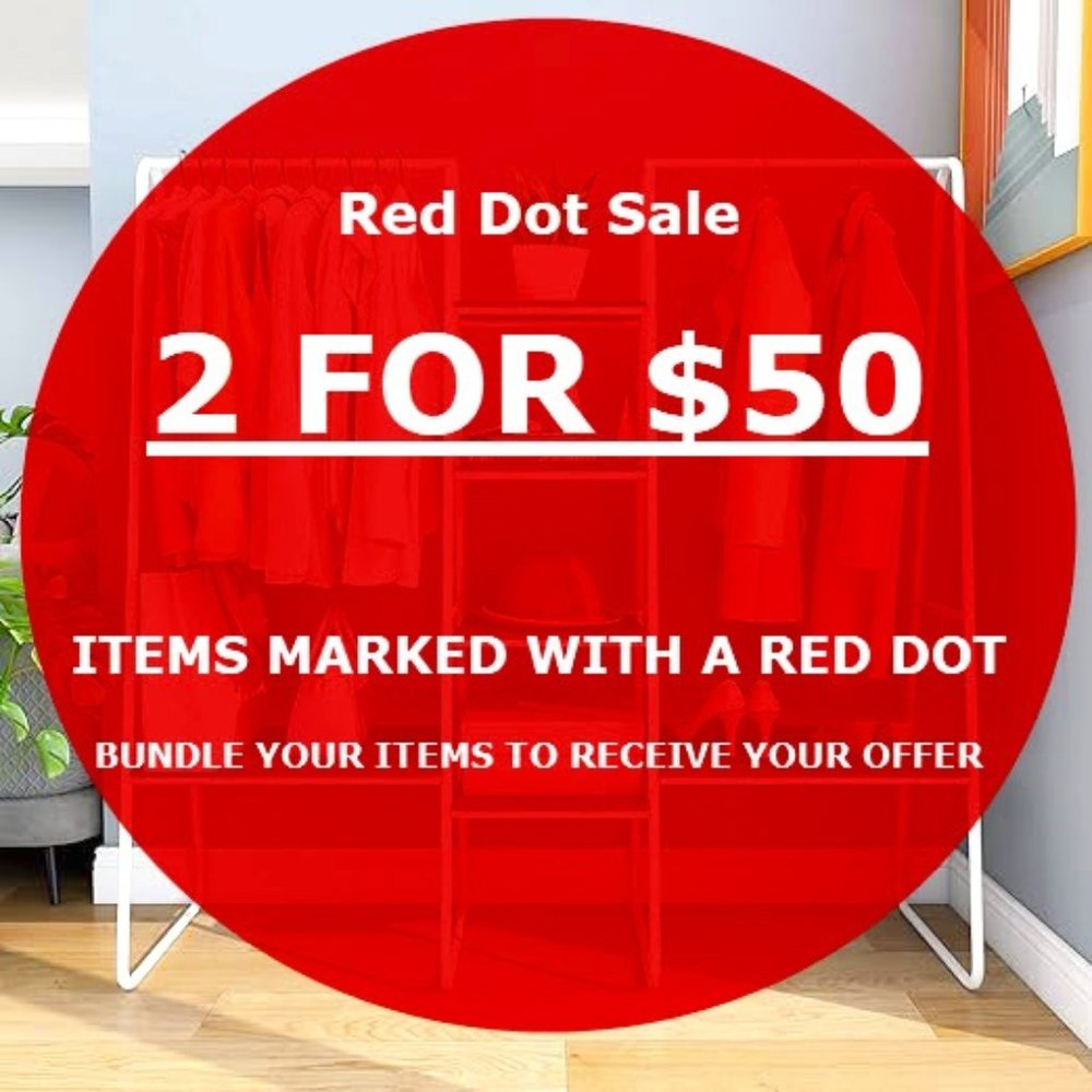 All Items Marked w/ 🔴 are 2 for $50!!!! Bundle!